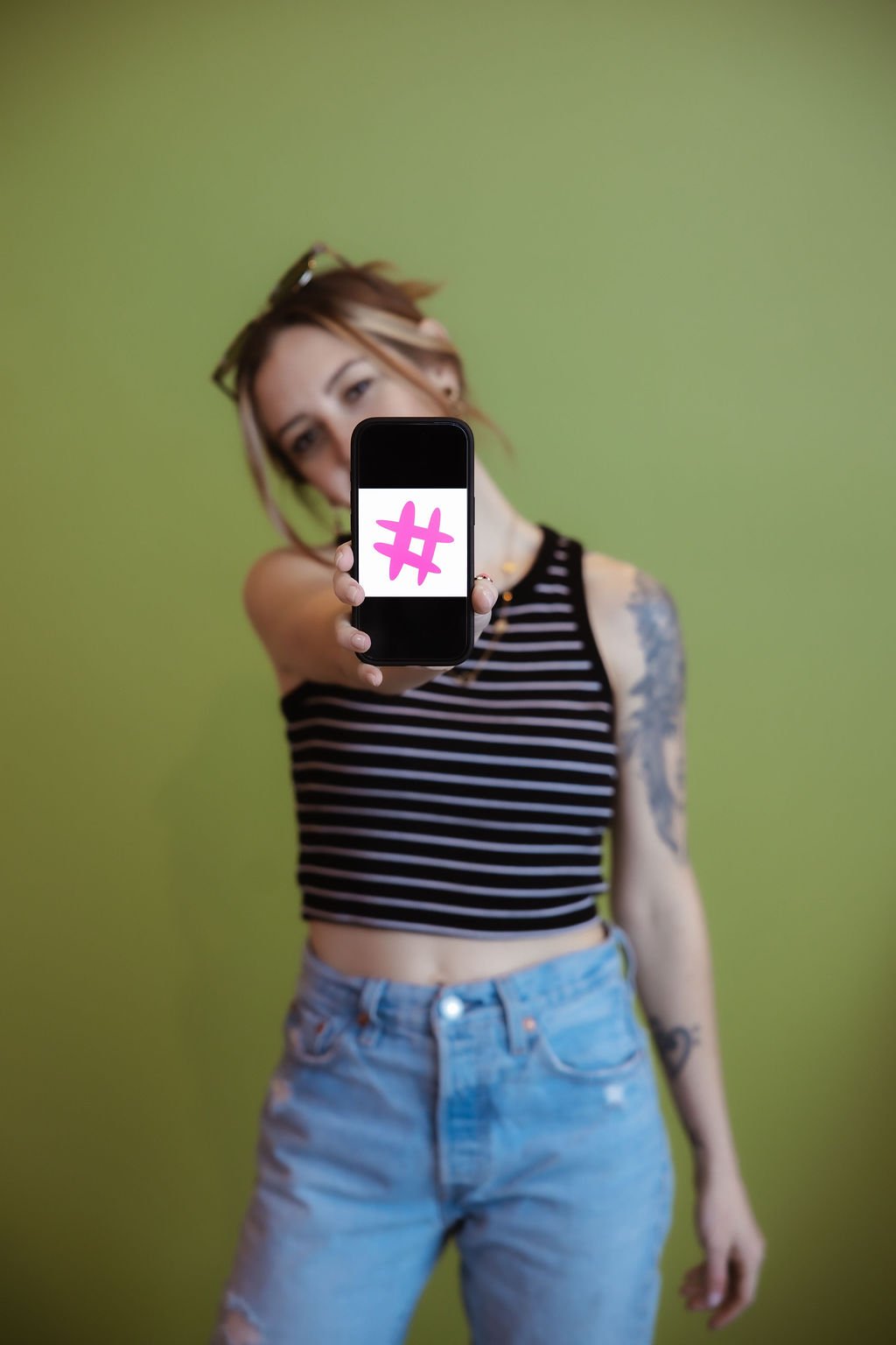 Hashtag social content
